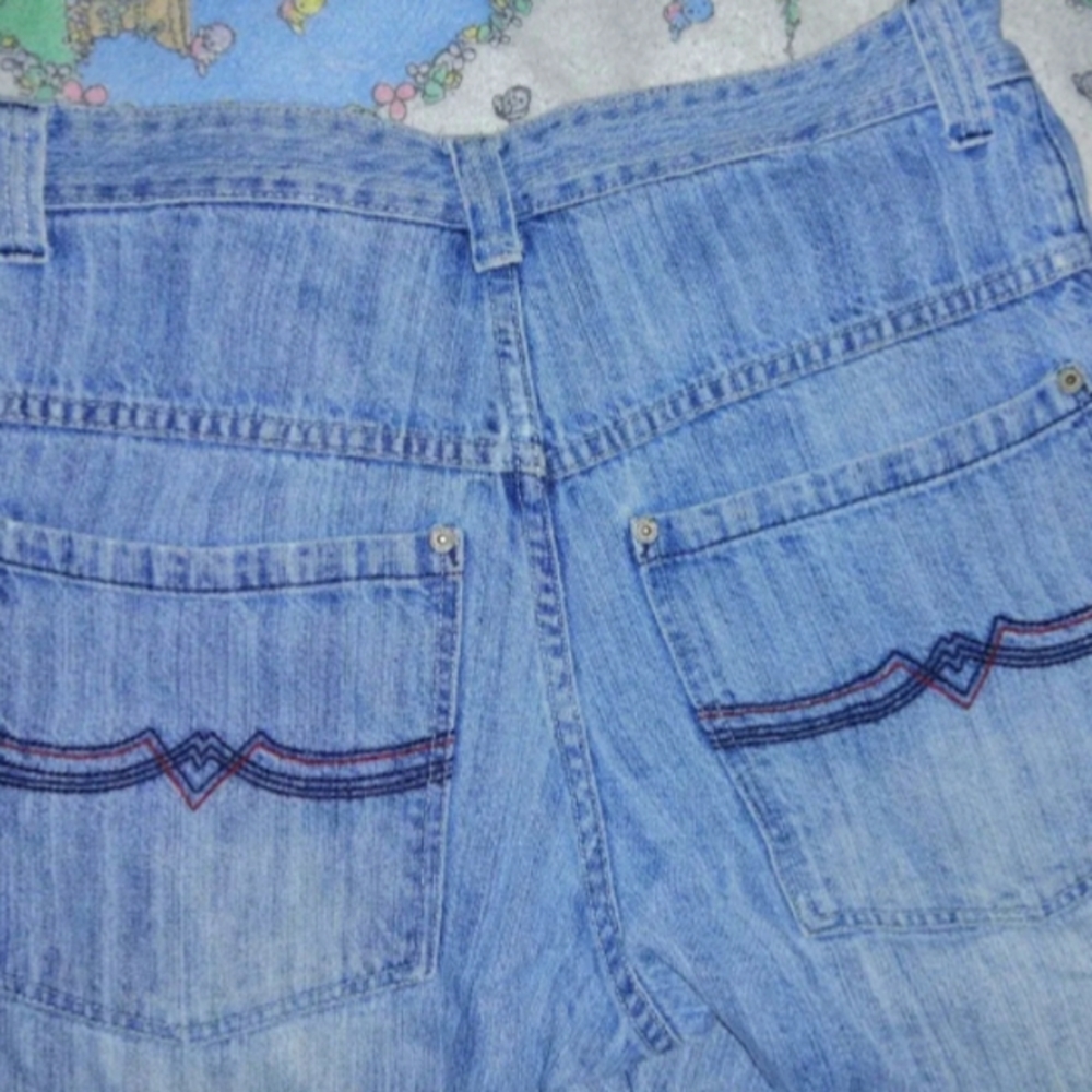 Vintage Wide-Leg Denim Jeans
